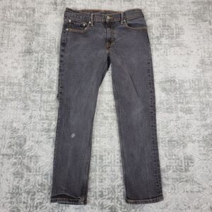 Levi's 511 Men Jeans 32x30 Meas 32x28 Black Denim Slim Straight Flex Pockets
